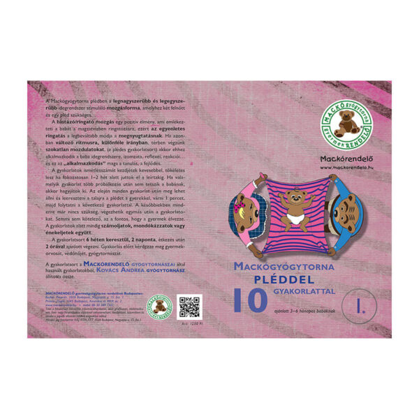Mackógyógytorna GYAKORLATSOR - Pléddel I.